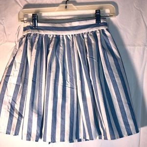 Delia’s Cotton Blue-White Miniskirt, Size Small, excellent condition.